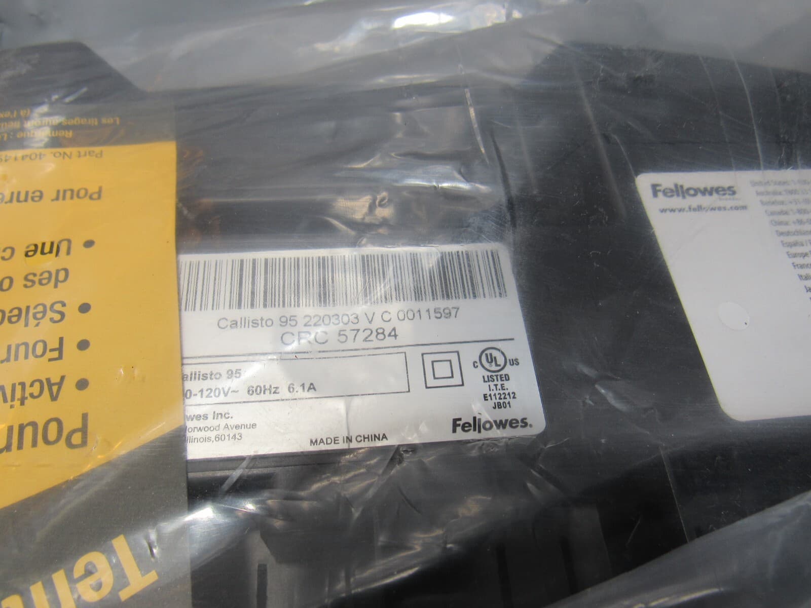 Fellowes Callisto 95 Laminator 9 1/2" Width Auto Shut Off Pouch Starter Kit Q65K - Thumbnail 12