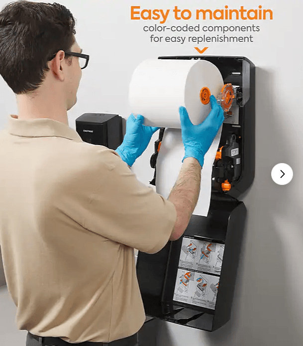 Coastwide Prof Automatic Touchless Paper Towel Dispenser CWJAHT-B BLACK (Q66K) - Thumbnail 7