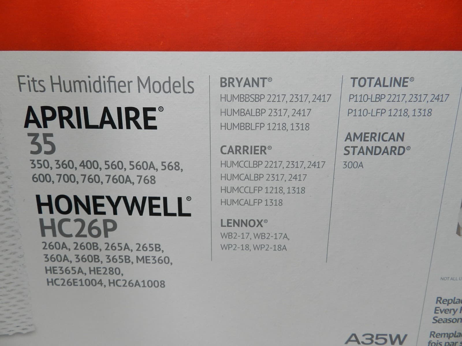 BestAir Water Pad Elite A35W Replacement Humidifier Filter Honeywell G89K - Thumbnail 7