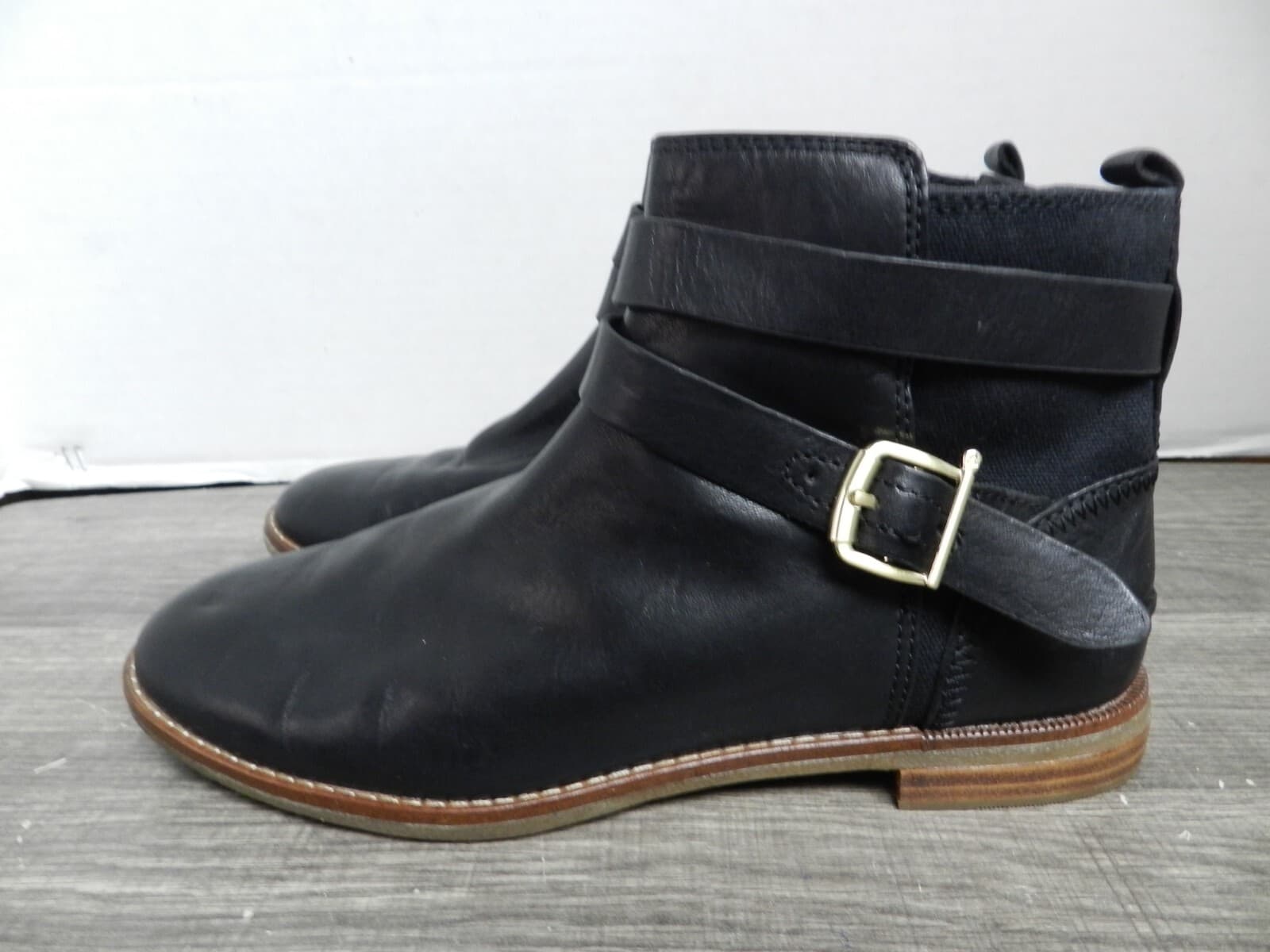 Womens Sperry Top Slider Seaport Storm Short Shackle Ankle Boots SZ 7 M D18 - Thumbnail 2