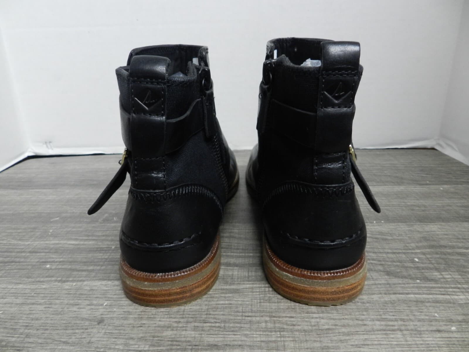 Womens Sperry Top Slider Seaport Storm Short Shackle Ankle Boots SZ 7 M D18 - Thumbnail 4