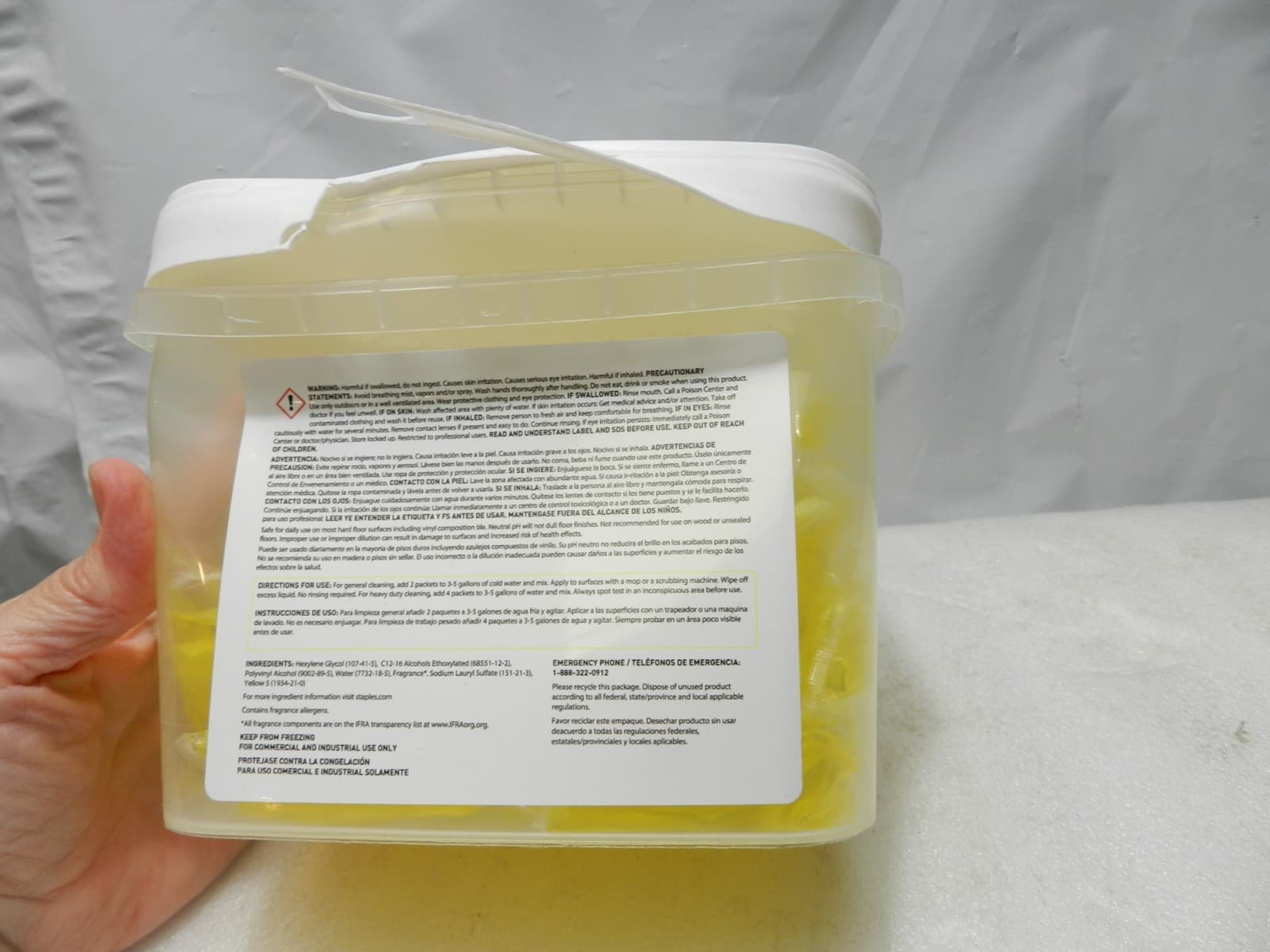 Brighton Professional™ Neutral Floor Cleaner Dissolvable Portion 50 Packets G92K - Thumbnail 4