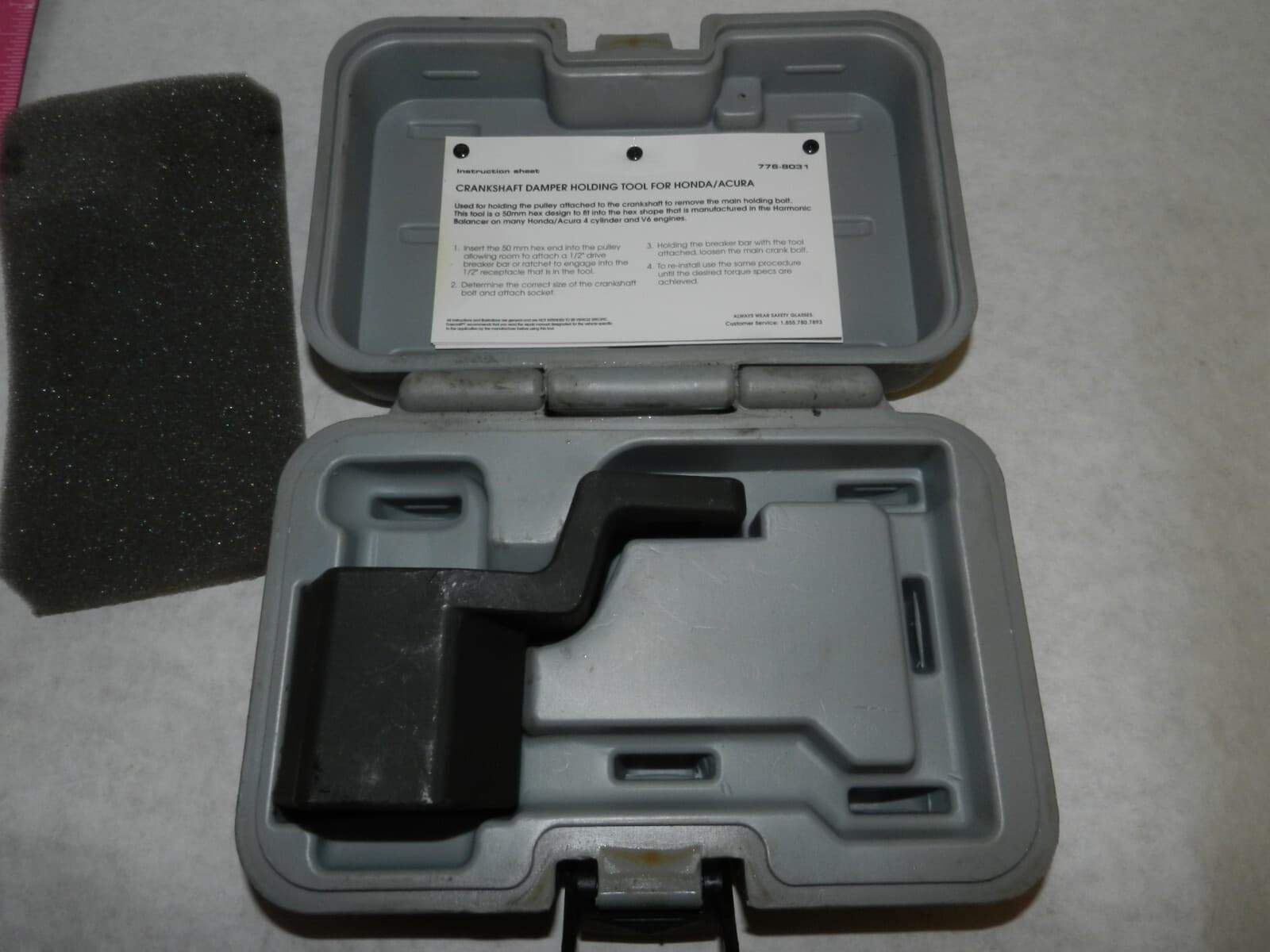 EverTough Honda/Acura Crankshaft Damper Holding Tool 776-8031 Q77J - Thumbnail 5