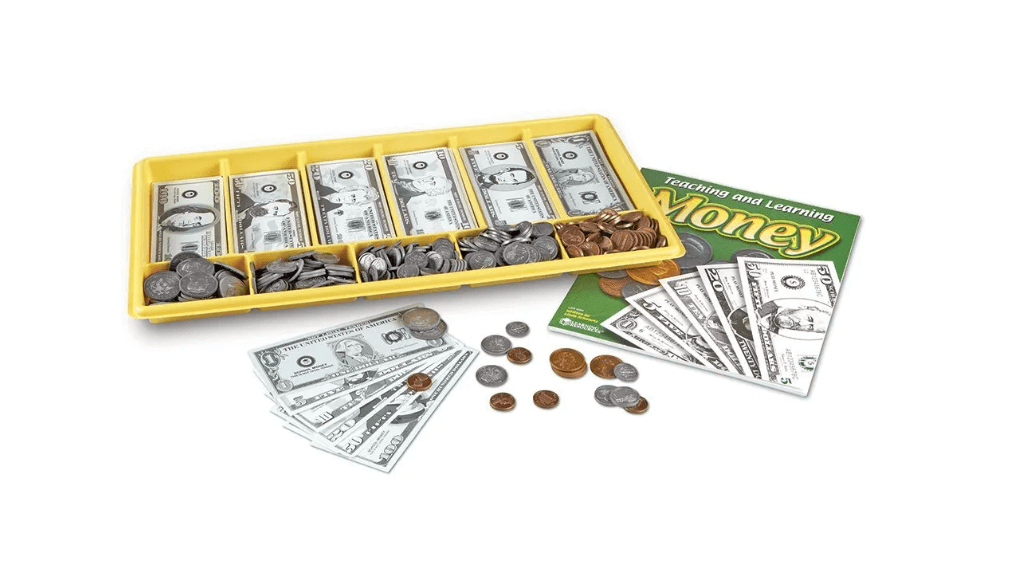 Learning Resources Giant Classroom Money Kit 960 pc HomeSchool Classroom K73J - Thumbnail 6