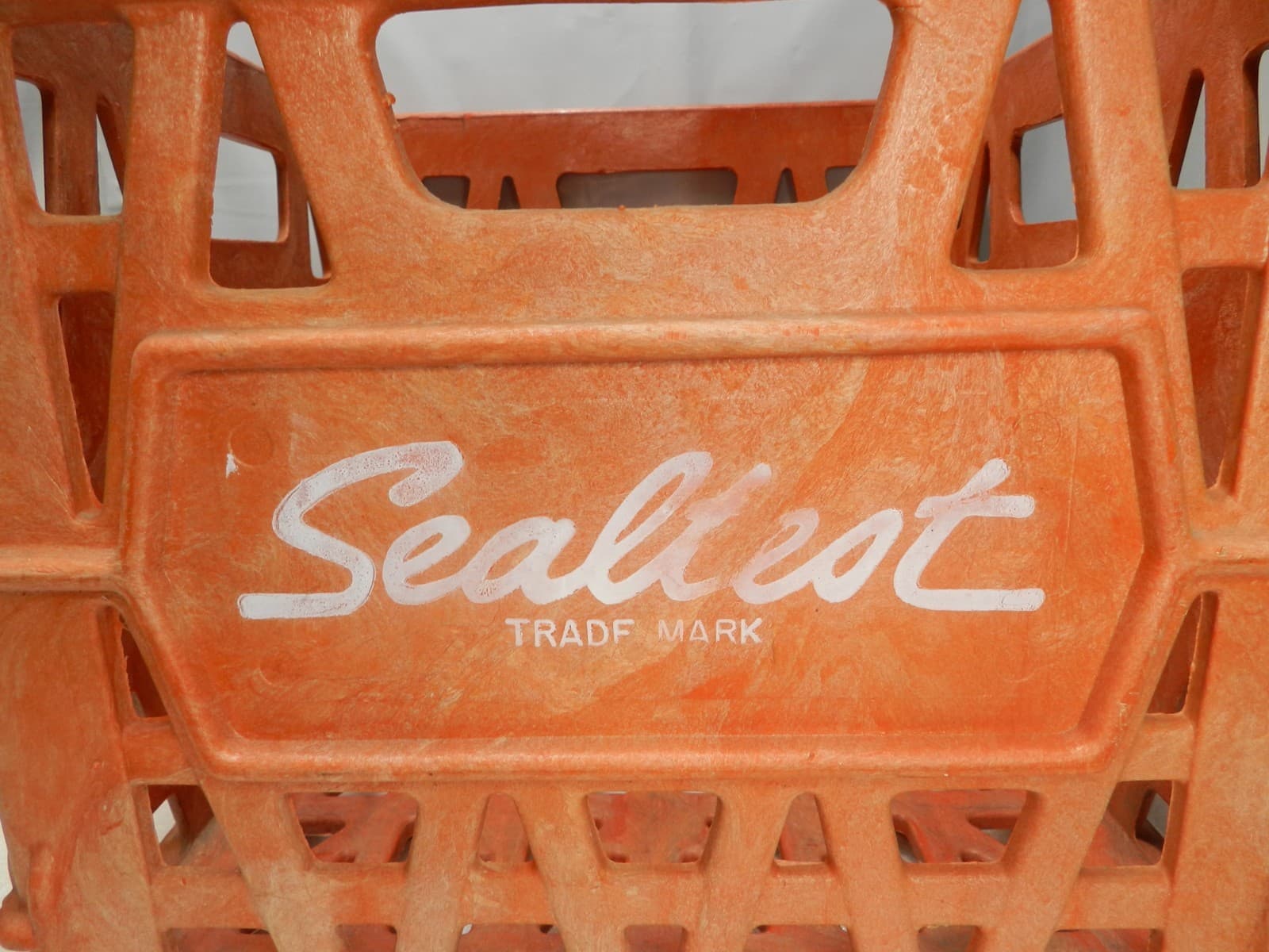 Vintage Sealtest Milk Crate Amoco Structo-Cell Chicago ILL-13”x13”x11” (L42J) - Thumbnail 2