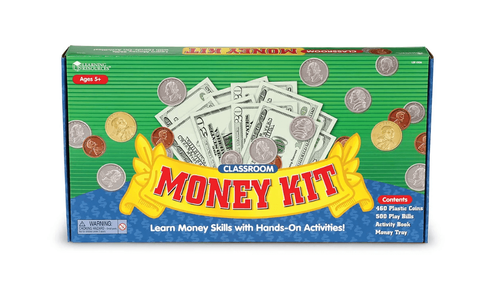 Learning Resources Giant Classroom Money Kit 960 pc HomeSchool Classroom K73J - Thumbnail 3