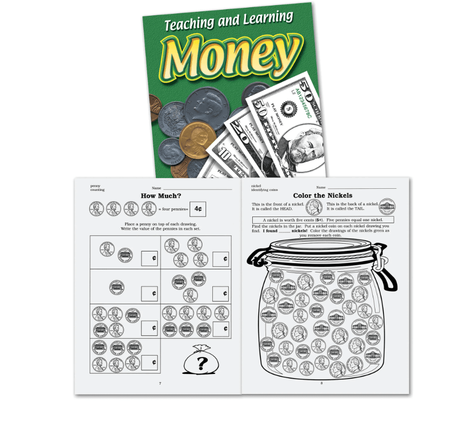 Learning Resources Giant Classroom Money Kit 960 pc HomeSchool Classroom K73J - Thumbnail 4