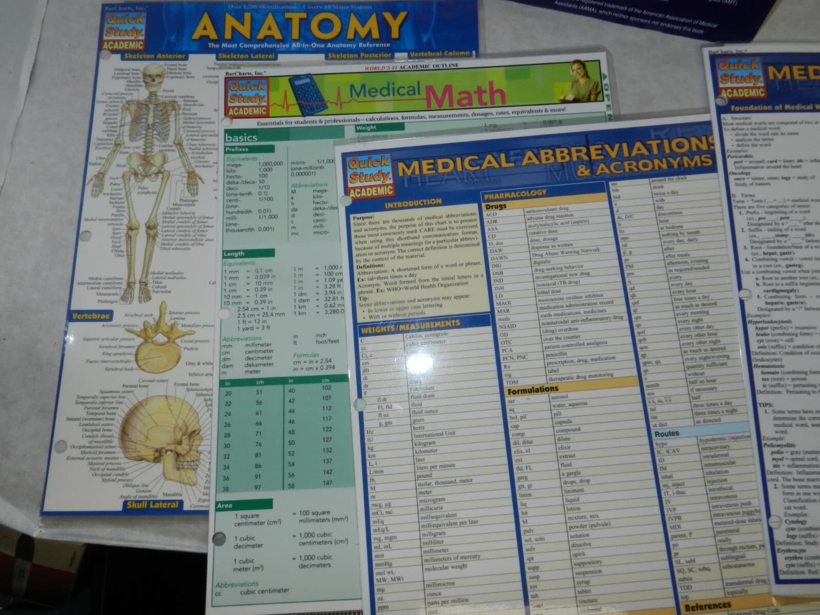 Medical Assistant Exam Prep Practice Test w/Quick Study Academic Cards Q79J - Thumbnail 2