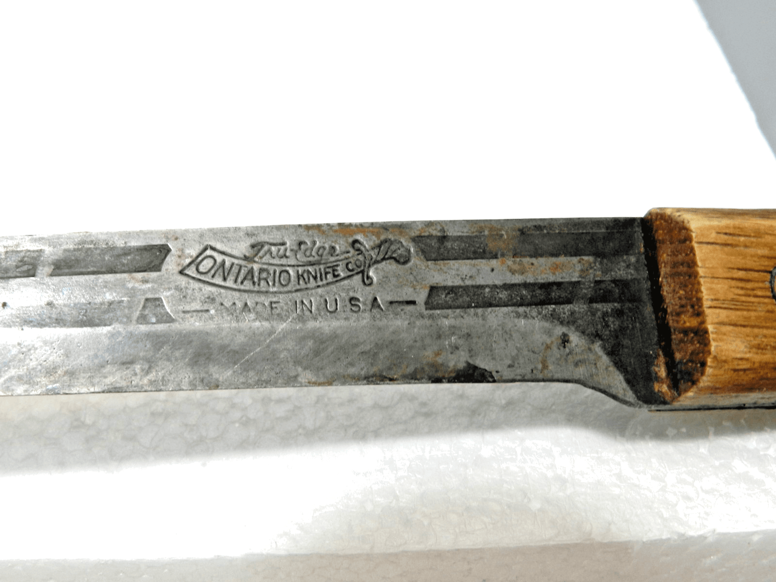 Vintage Old Hickory True Edge Ontario Knife Co. Butcher Kitchen 6" Blade (L43J) - Thumbnail 5