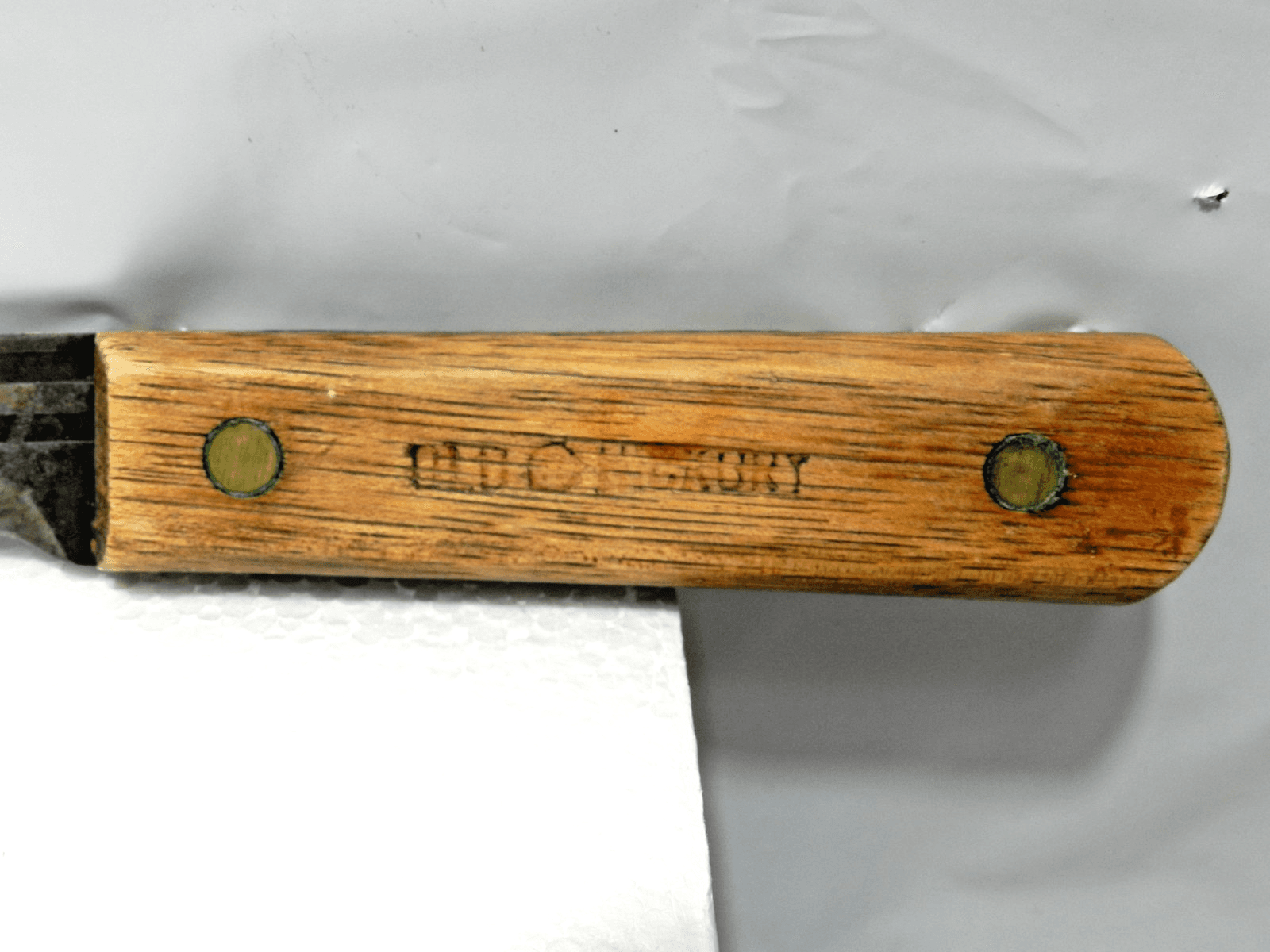 Vintage Old Hickory True Edge Ontario Knife Co. Butcher Kitchen 6" Blade (L43J) - Thumbnail 2