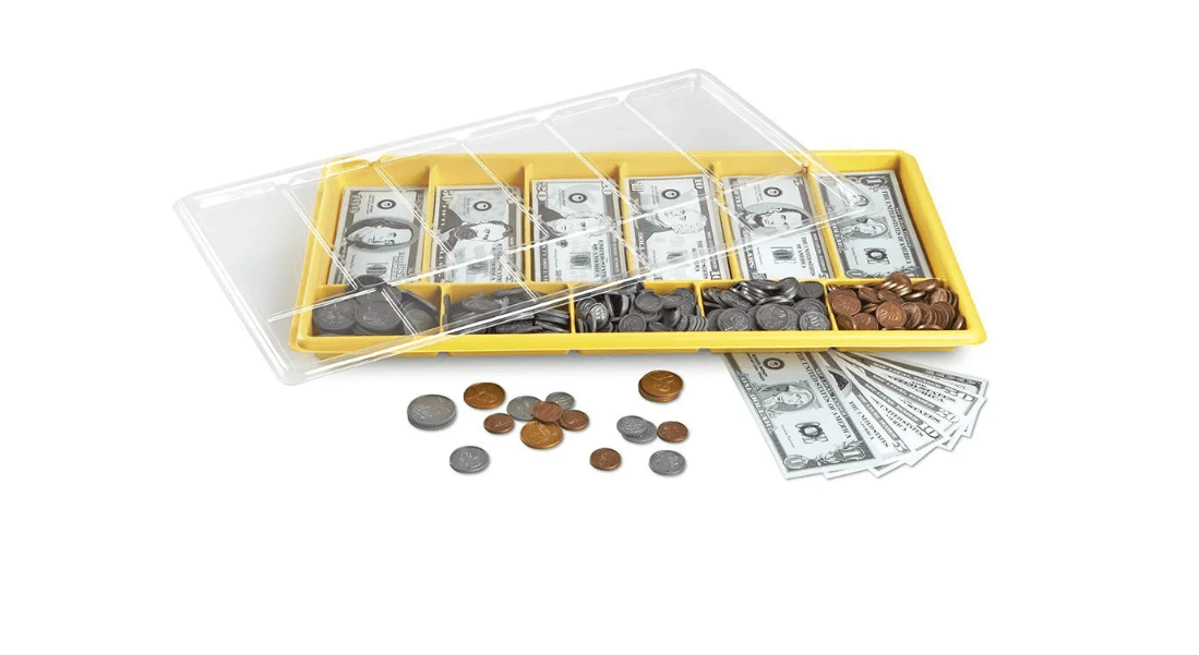 Learning Resources Giant Classroom Money Kit 960 pc HomeSchool Classroom K73J - Thumbnail 5