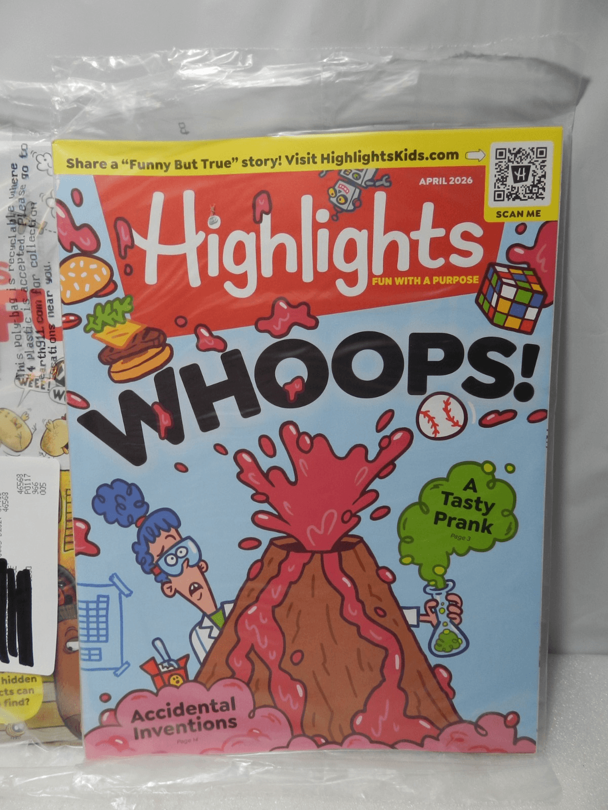 4 Highlights High / Puzzle Fun Magazines High Five Whoops April 2026 New (L47K) - Thumbnail 4