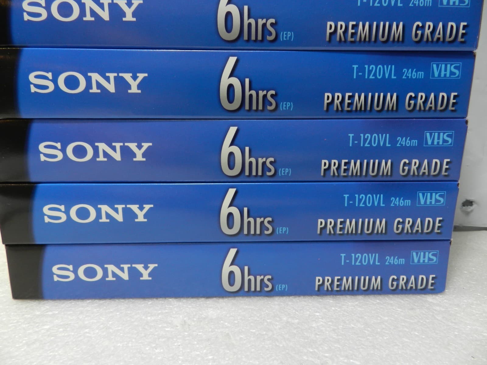 9 New T-120 VHS Tapes Sony Maxell JVC 6HRS (Y87J) - Thumbnail 2