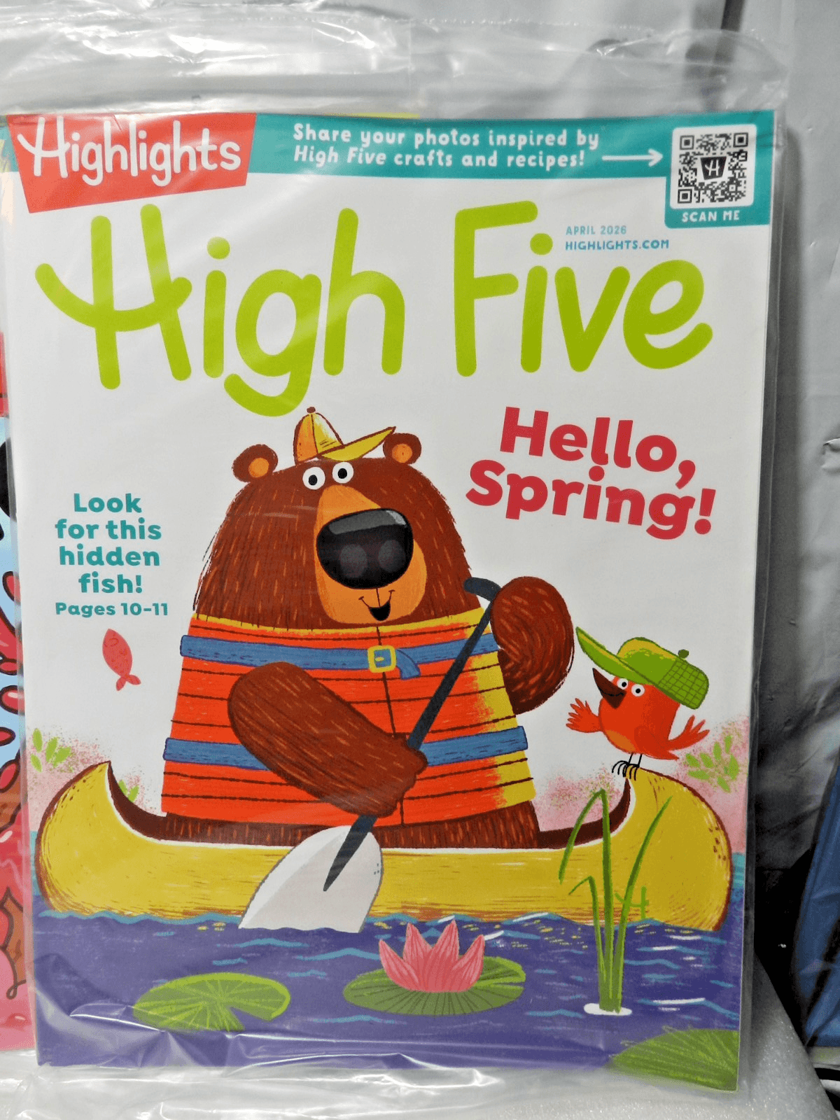 4 Highlights High / Puzzle Fun Magazines High Five Whoops April 2026 New (L47K) - Thumbnail 2