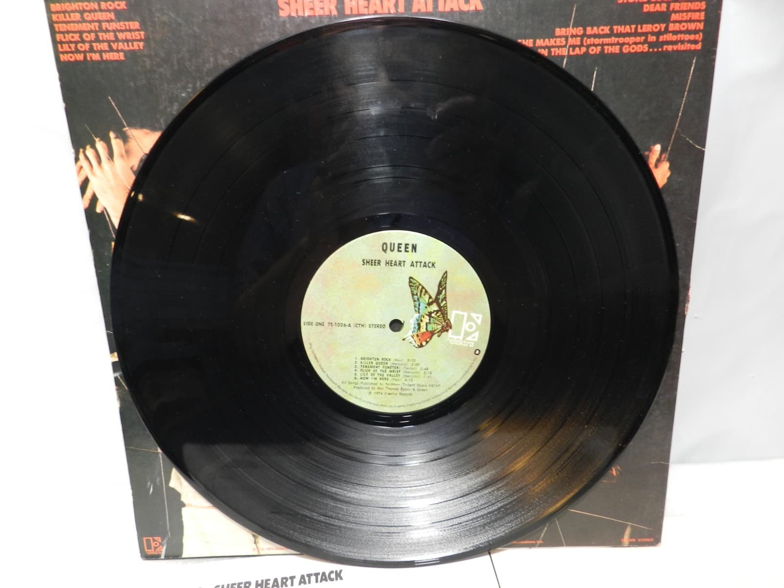 Queen Sheer Heart Attack Vinyl LP 33 RPM 1974 Insert Lyrics Poster Sleeve L52JJ - Thumbnail 6