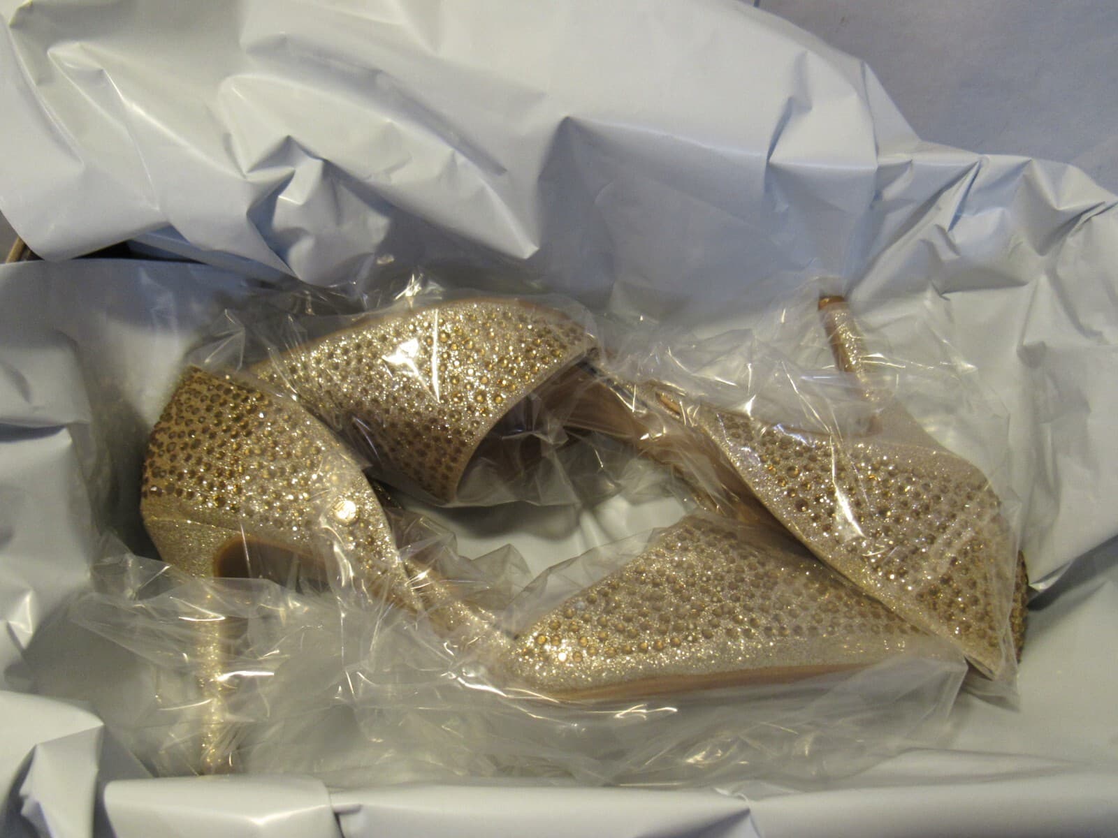 Jones New York Signature JNY-Bellary Gold Rhinestone Pumps Size 8 M C44M - Thumbnail 12
