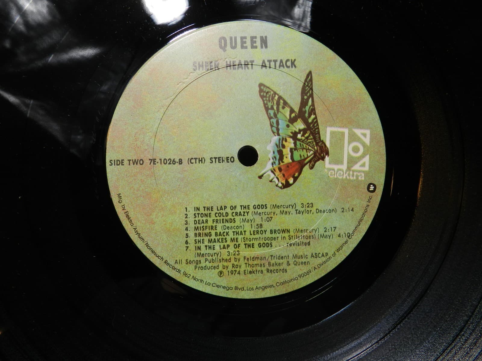 Queen Sheer Heart Attack Vinyl LP 33 RPM 1974 Insert Lyrics Poster Sleeve L52JJ - Thumbnail 8