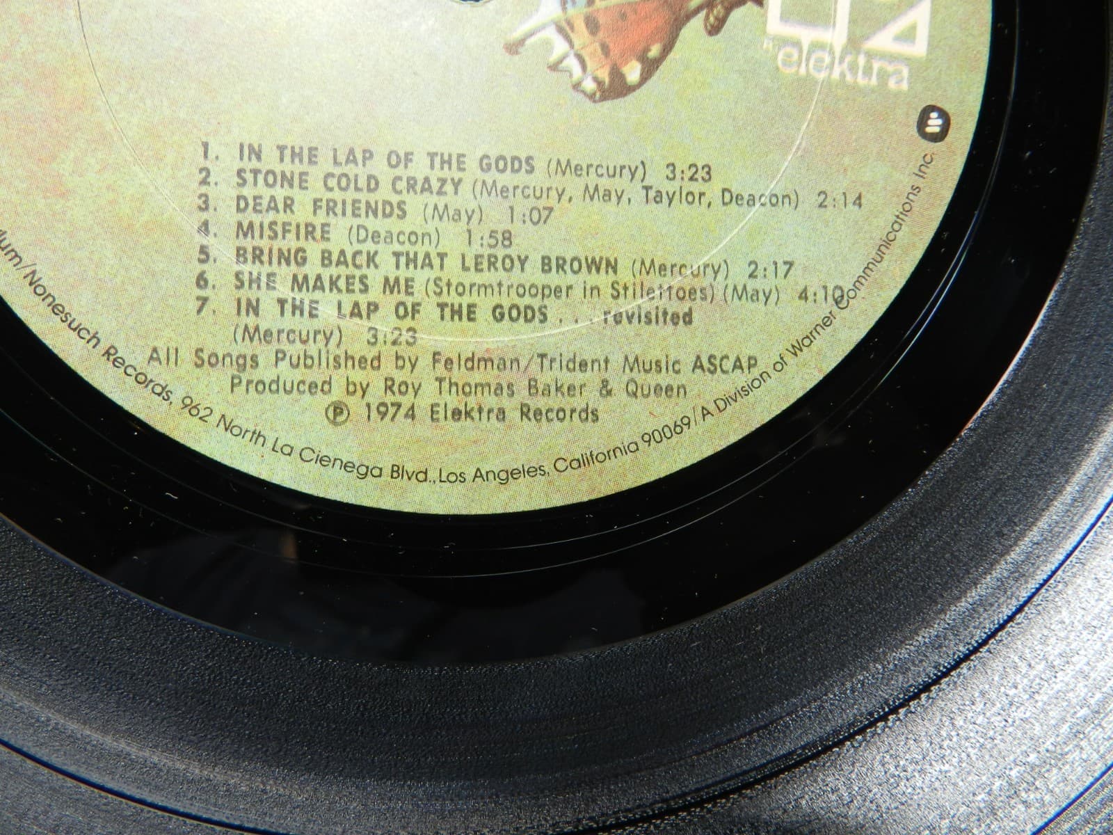 Queen Sheer Heart Attack Vinyl LP 33 RPM 1974 Insert Lyrics Poster Sleeve L52JJ - Thumbnail 9