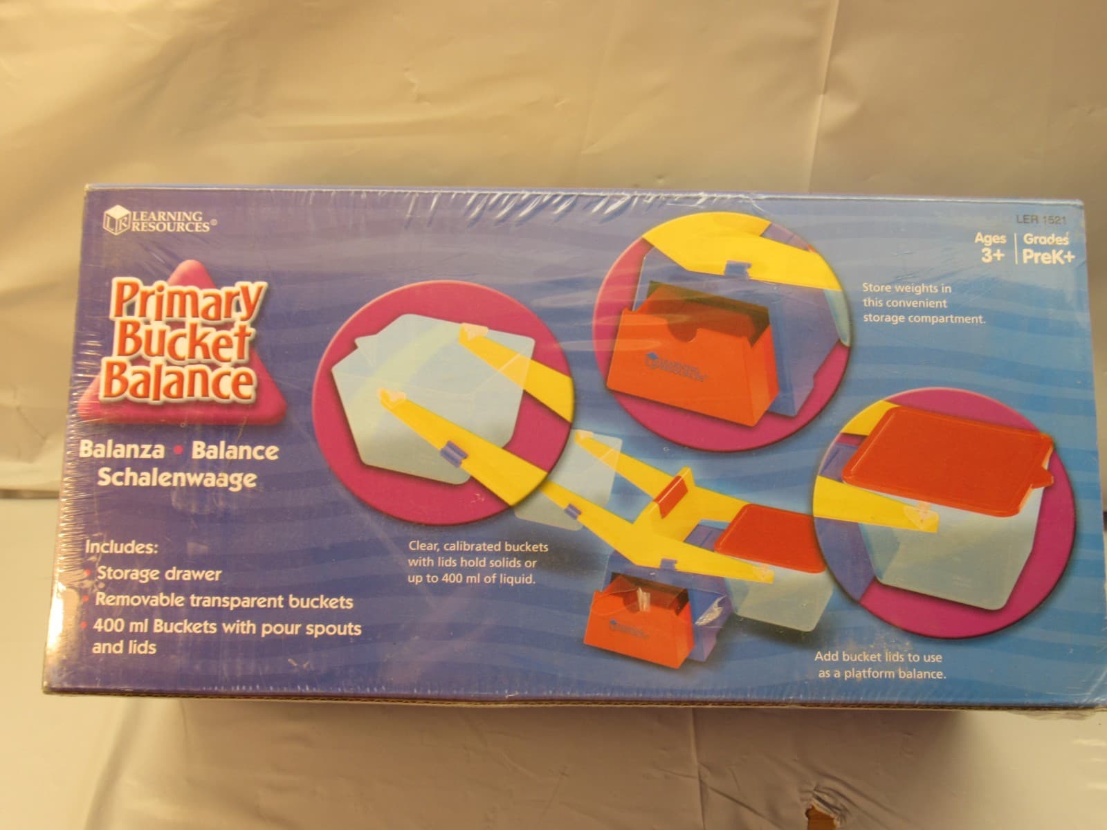 Learning Resources Primary Bucket Balance Teaching Scale Homeschool 3+ K83J - Thumbnail 5