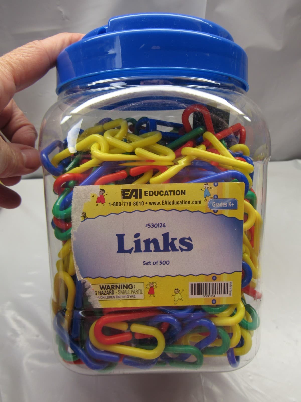 EAI Education Links - Set of 500 math manipulatives Homeschool Grades K & Up K77 - Thumbnail 2