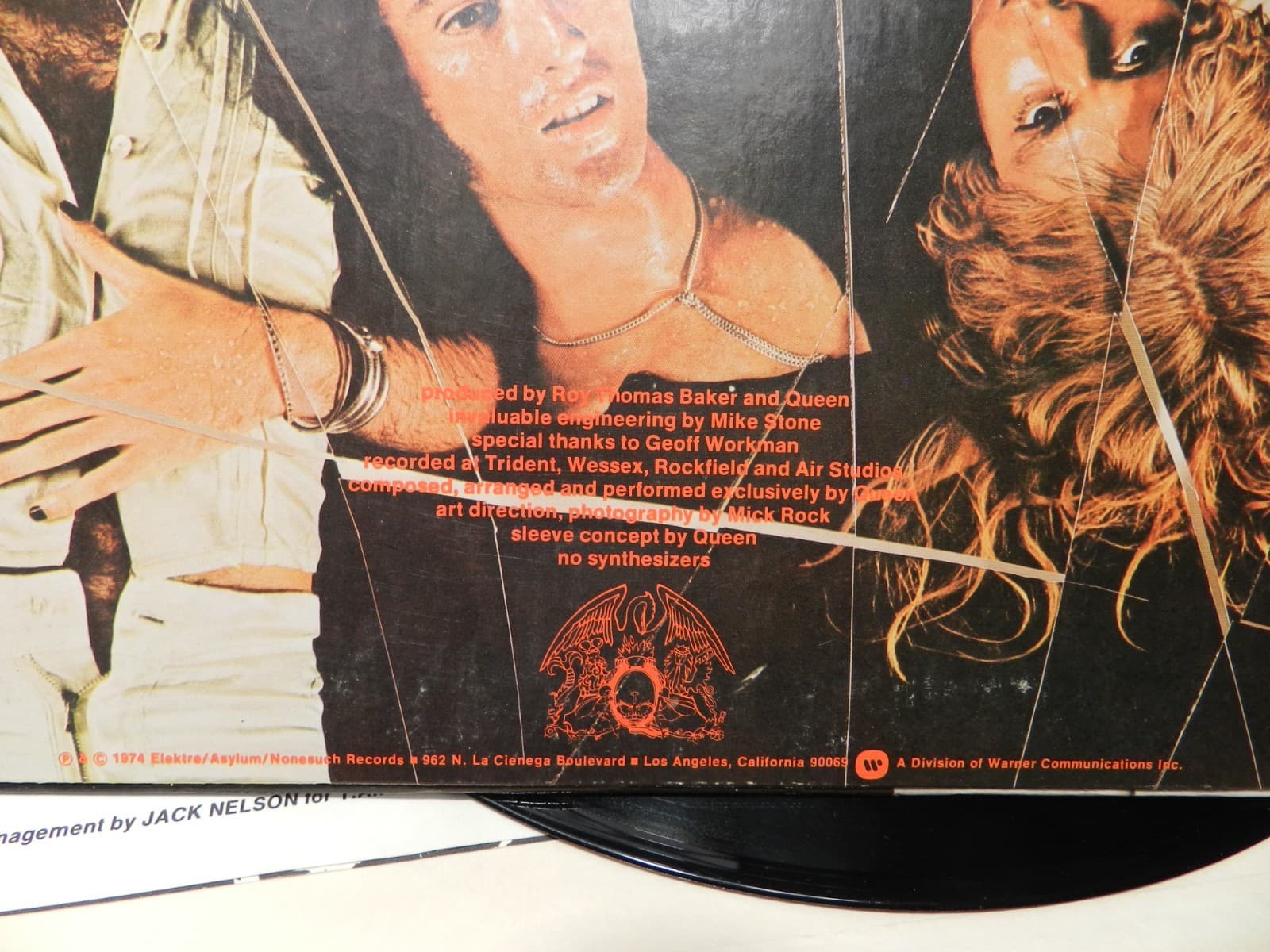 Queen Sheer Heart Attack Vinyl LP 33 RPM 1974 Insert Lyrics Poster Sleeve L52JJ - Thumbnail 5