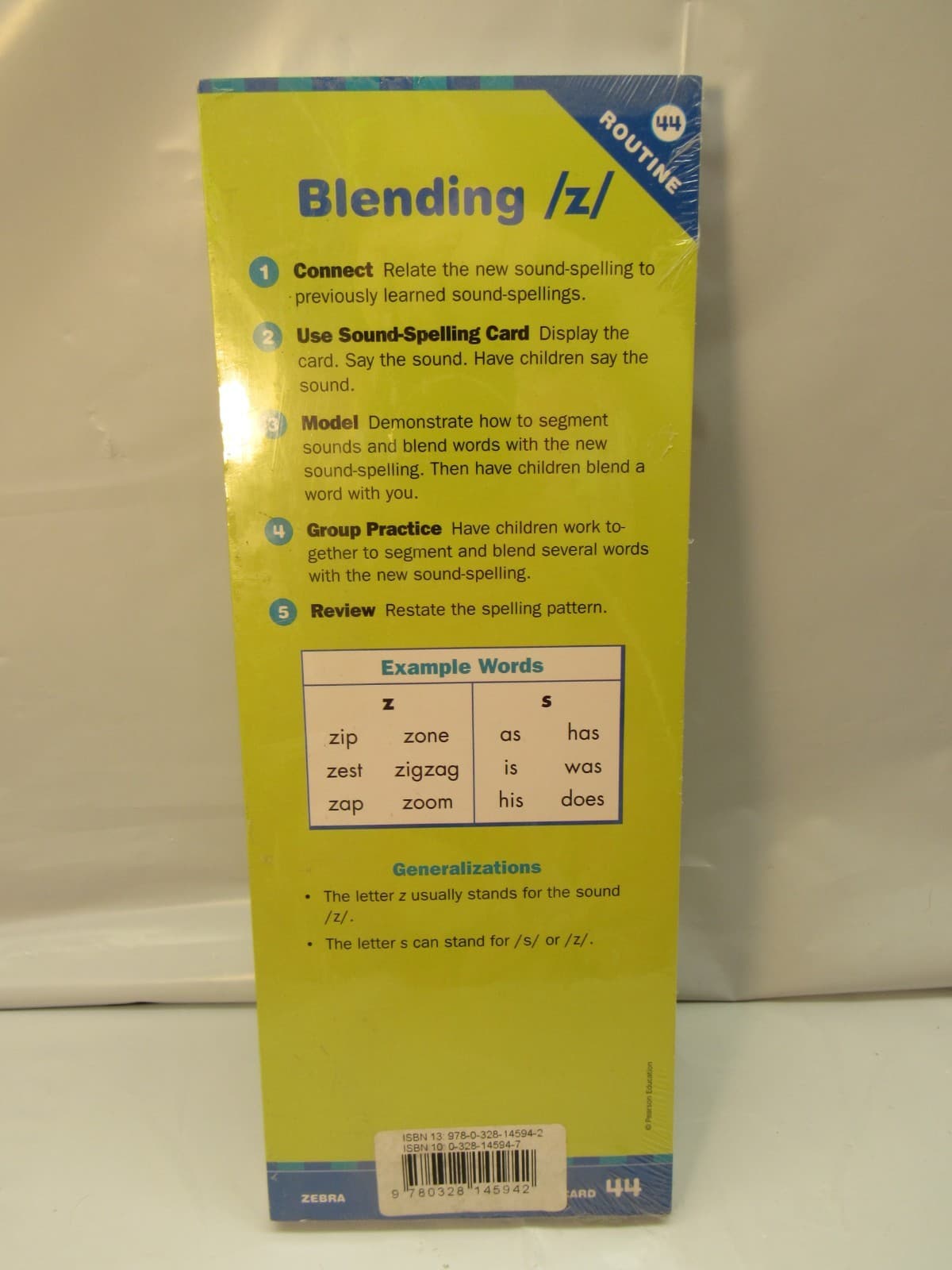 Scott Foresman Reading Street - Sound / Spelling Cards Elementary Grade 1-3 K88 - Thumbnail 2