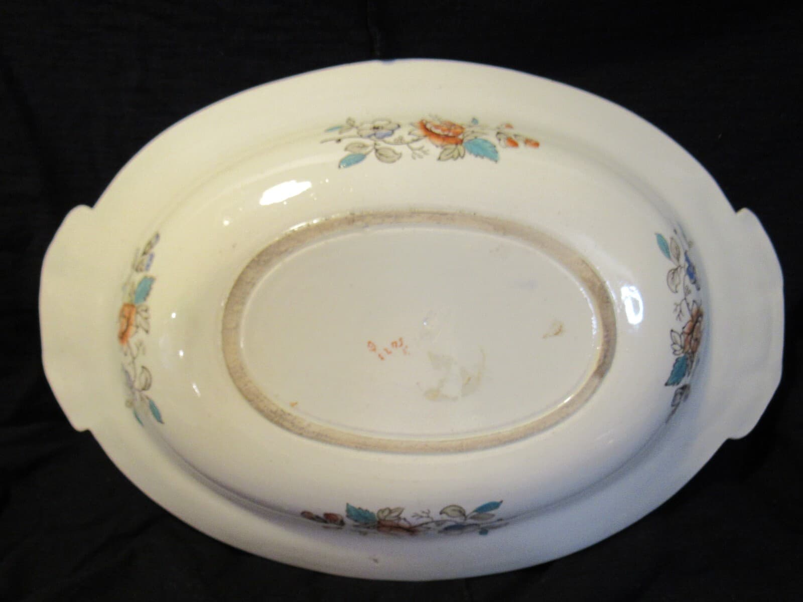 Antique Ashworth Old Japan 2PC Platter W/ Covered Veg Dish U69S - Thumbnail 6