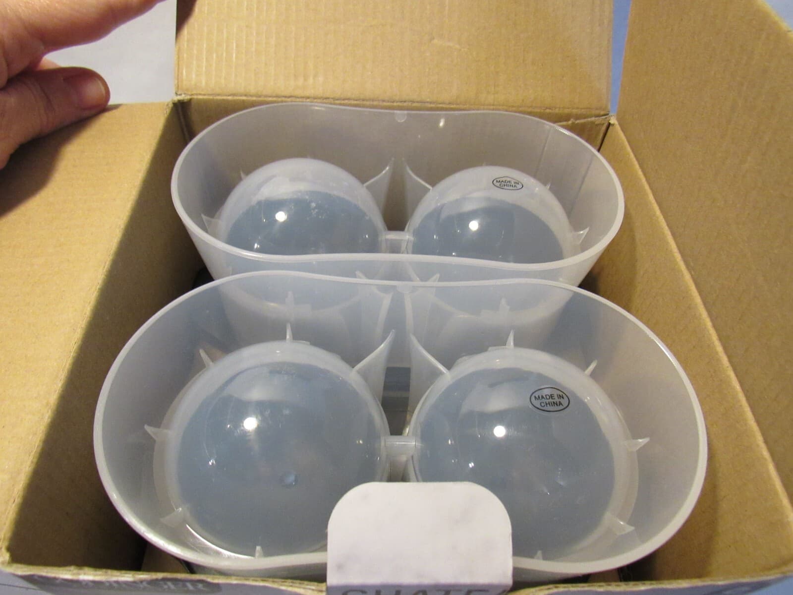 Godinger Fine Crystal Chateau Whiskey Chiller Set w Ice Mold 10oz 6 Pieces C54M - Thumbnail 4