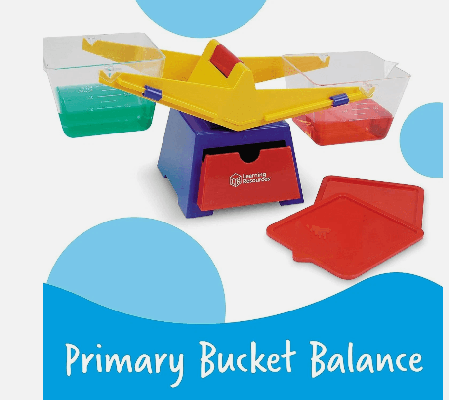 Learning Resources Primary Bucket Balance Teaching Scale Homeschool 3+ K83J - Thumbnail 12