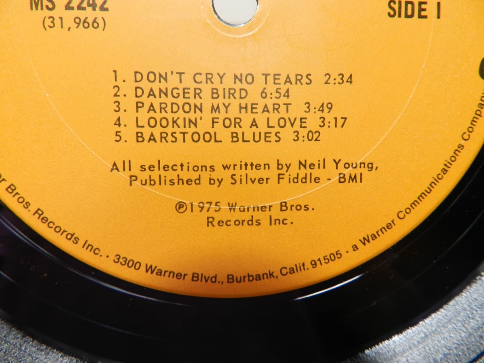 Neil Young Crazy Horse Zuma 1975 Vinyl LP MS 2242 1st Press Insert Lyrics (L57JJ - Thumbnail 4