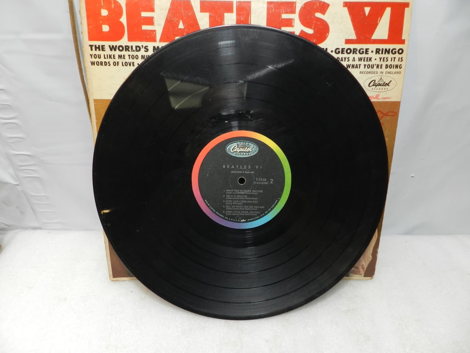 The Beatles Beatles VI T 2358 Album LP Vinyl Record 1965 (L61JJ) - Thumbnail 6