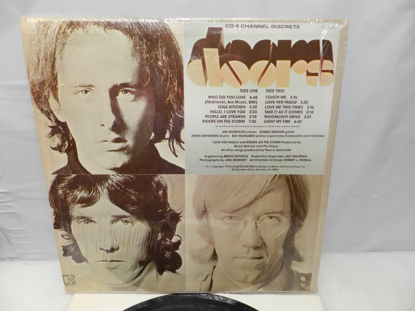 The Best Of The Doors LP by The Doors Vinyl Quadraphonic 1973 EQ-5035 (L54JJ) - Thumbnail 3