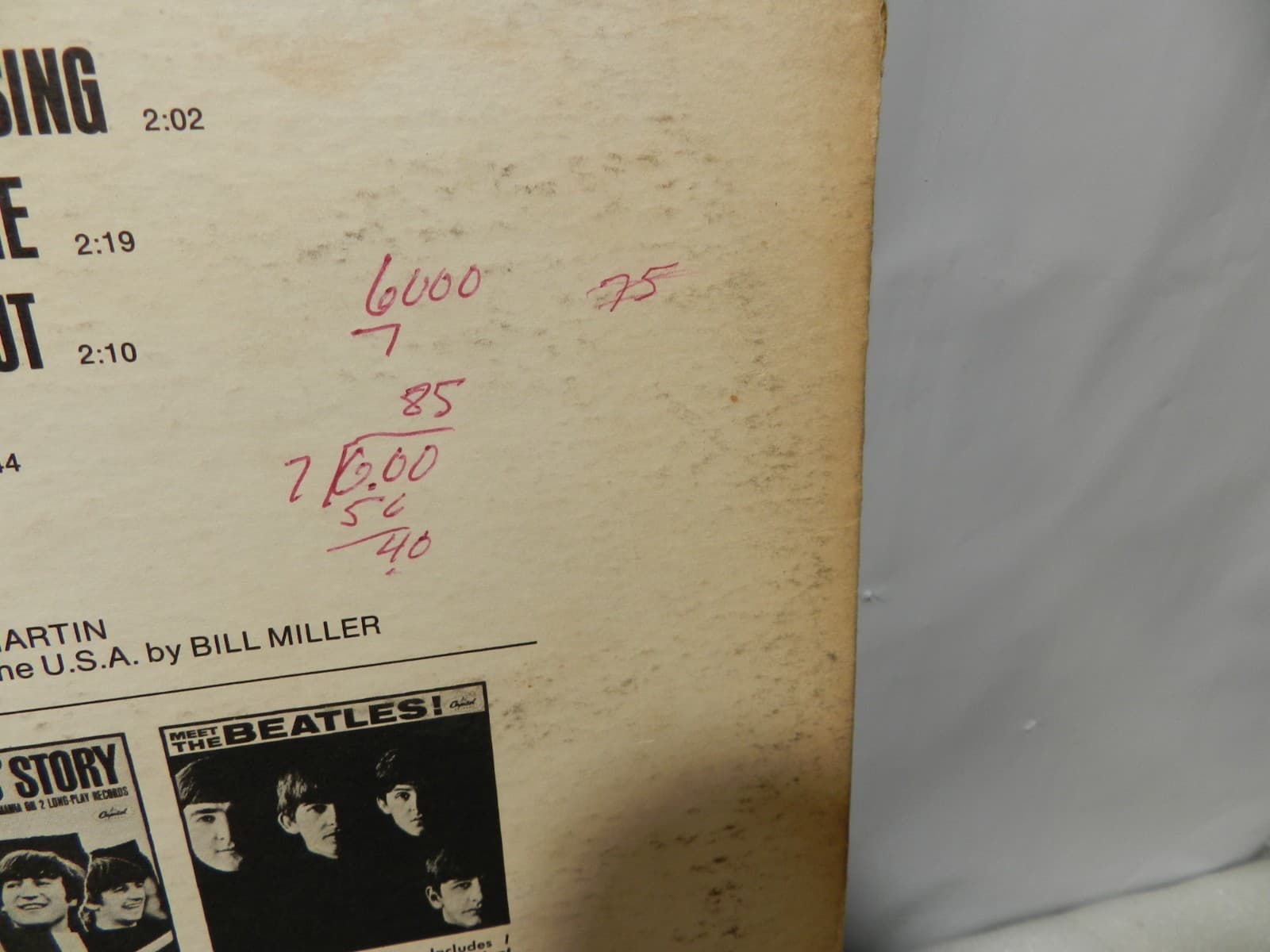 The Beatles - Yesterday and Today LP Vinyl Capitol Records T 2553 1968 (L60JJ) - Thumbnail 4