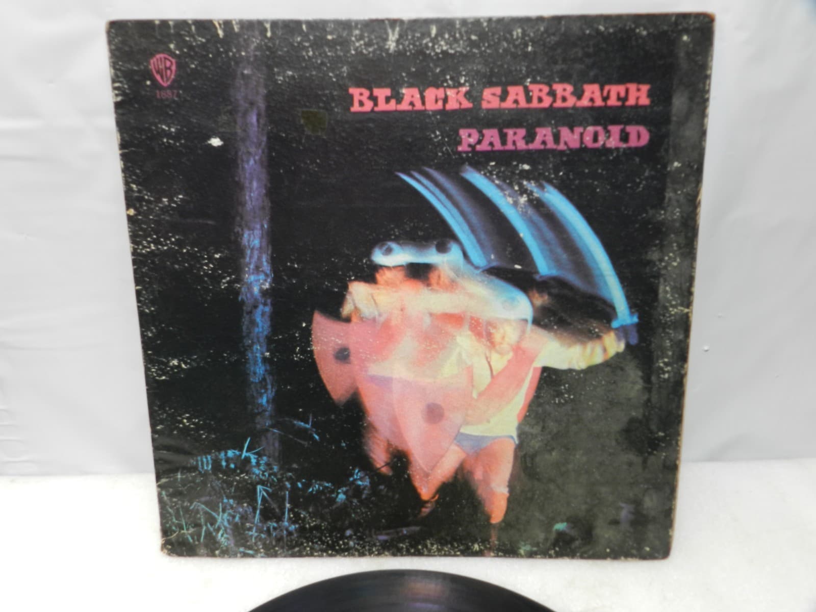 Black Sabbath Paranoid Vinyl LP 1970 Warner Bro WS-1887 Green Label (L63JJ) - Thumbnail 2