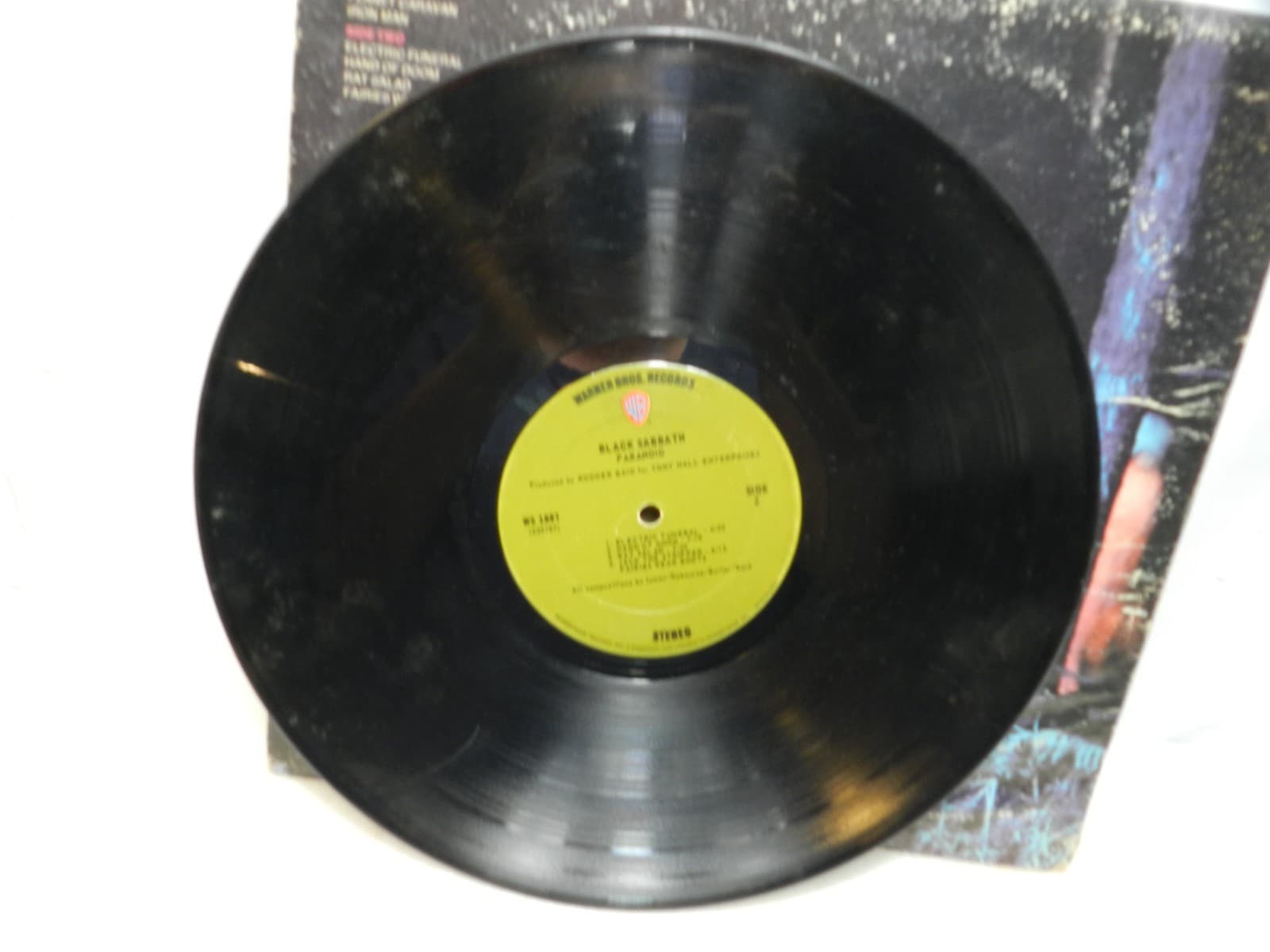 Black Sabbath Paranoid Vinyl LP 1970 Warner Bro WS-1887 Green Label (L63JJ) - Thumbnail 6