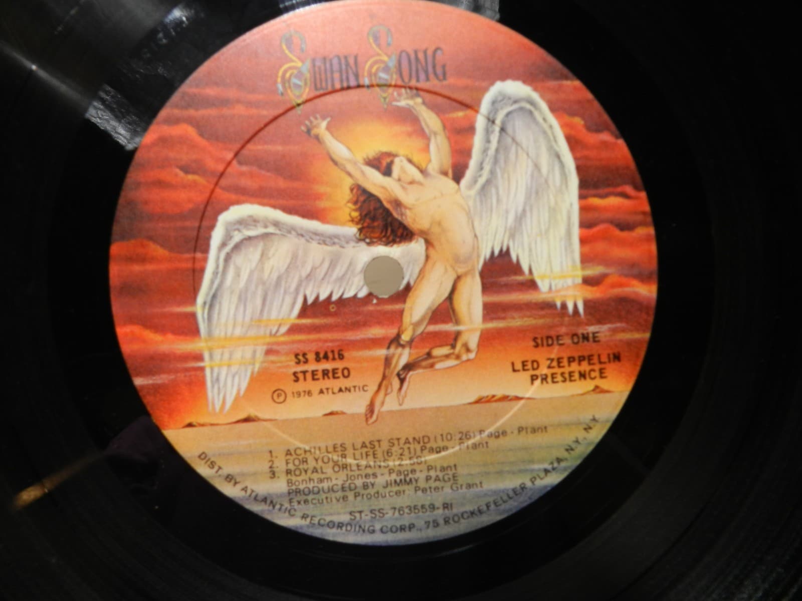 Led Zeppelin – Presence 1976 Swan Song SS 8416 Vinyl LP Inner Sleeve (L56JJ) - Thumbnail 3