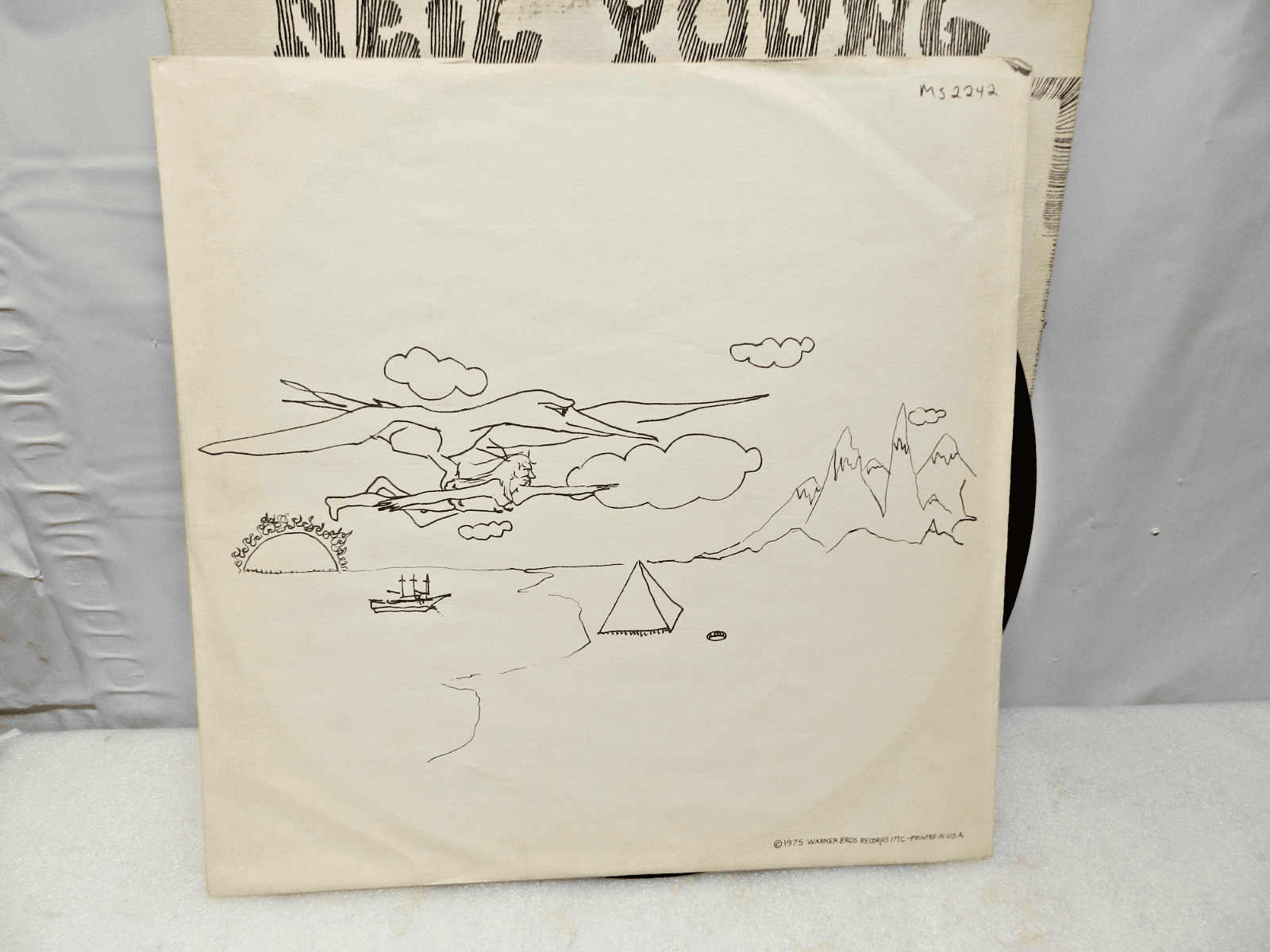 Neil Young Crazy Horse Zuma 1975 Vinyl LP MS 2242 1st Press Insert Lyrics (L57JJ - Thumbnail 8