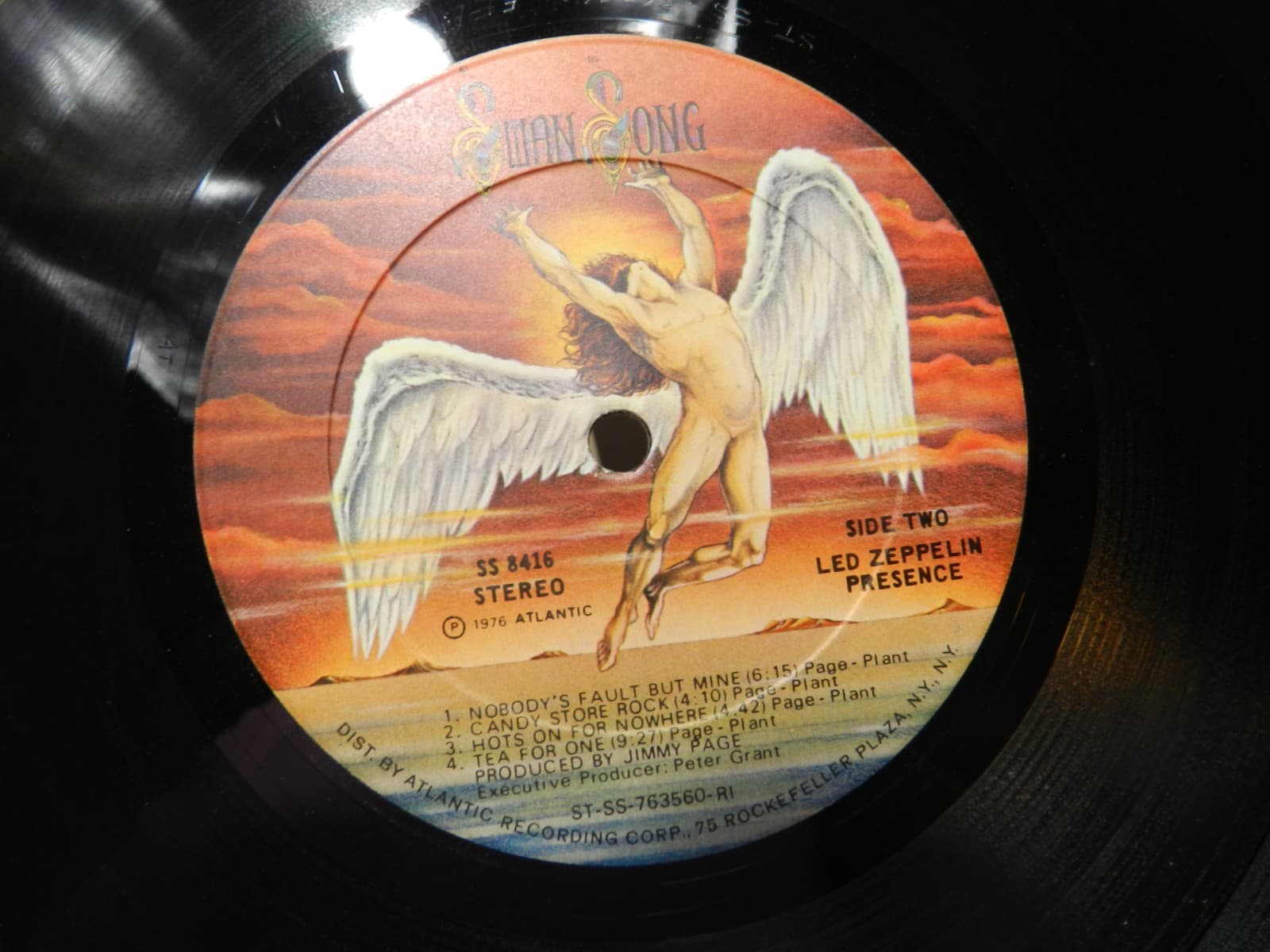 Led Zeppelin – Presence 1976 Swan Song SS 8416 Vinyl LP Inner Sleeve (L56JJ) - Thumbnail 4
