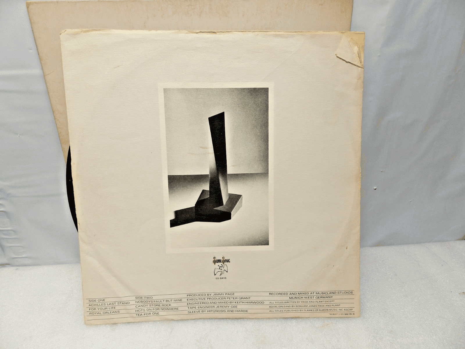 Led Zeppelin – Presence 1976 Swan Song SS 8416 Vinyl LP Inner Sleeve (L56JJ) - Thumbnail 6
