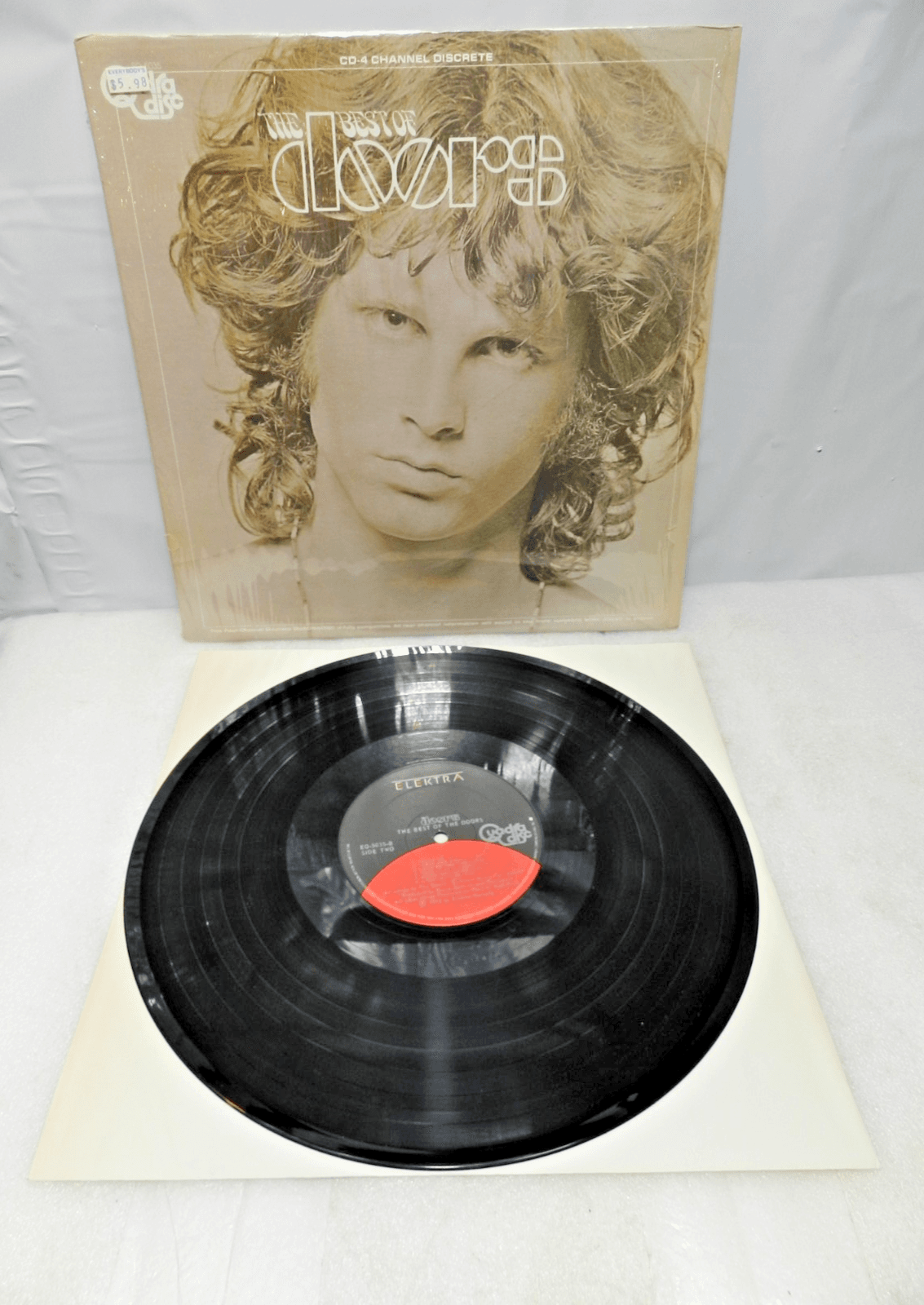 The Best Of The Doors LP by The Doors Vinyl Quadraphonic 1973 EQ-5035 (L54JJ)