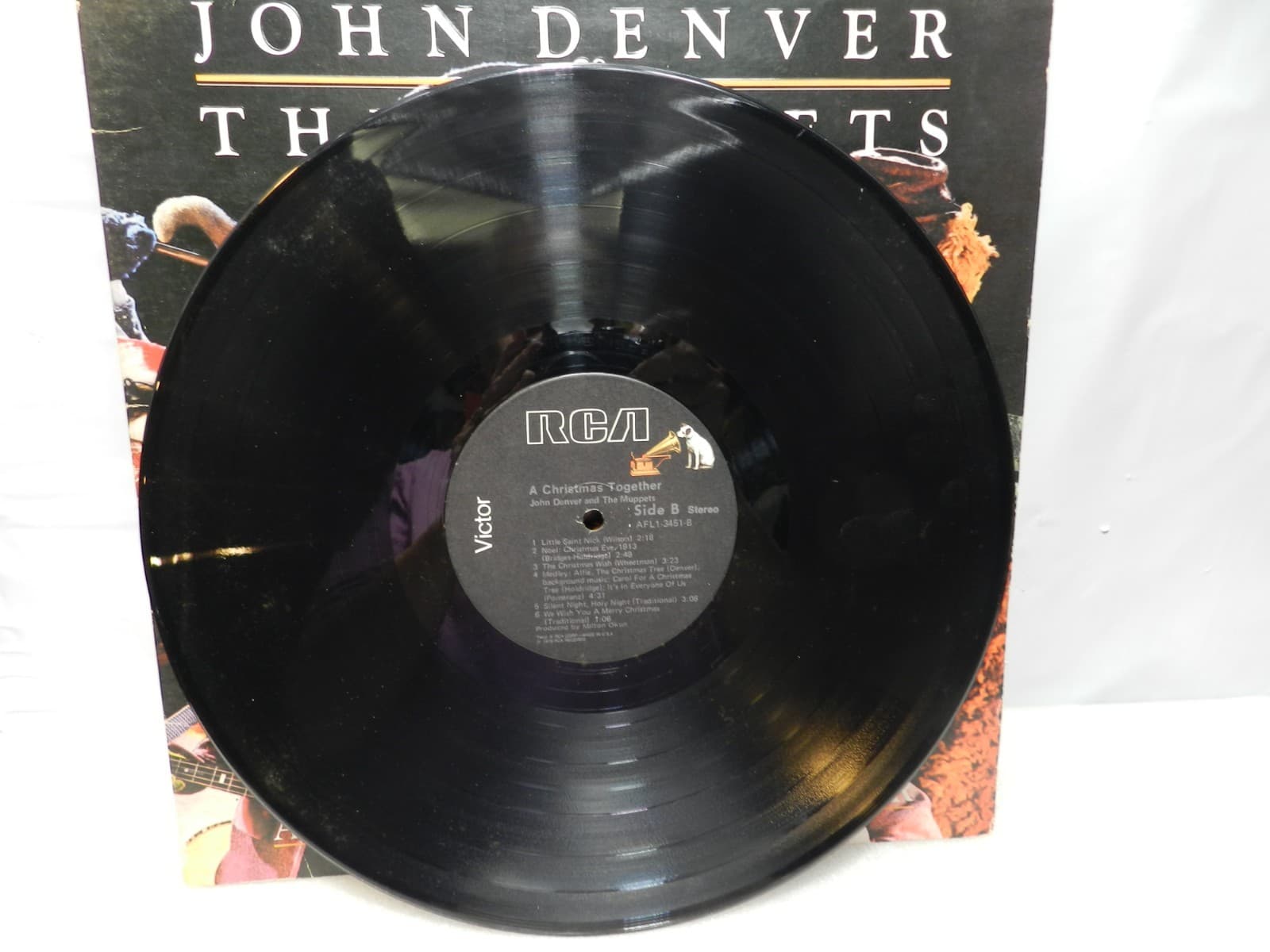 John Denver and The Muppets A Christmas Together Vinyl 12" LP 1979 (L55JJ) - Thumbnail 6