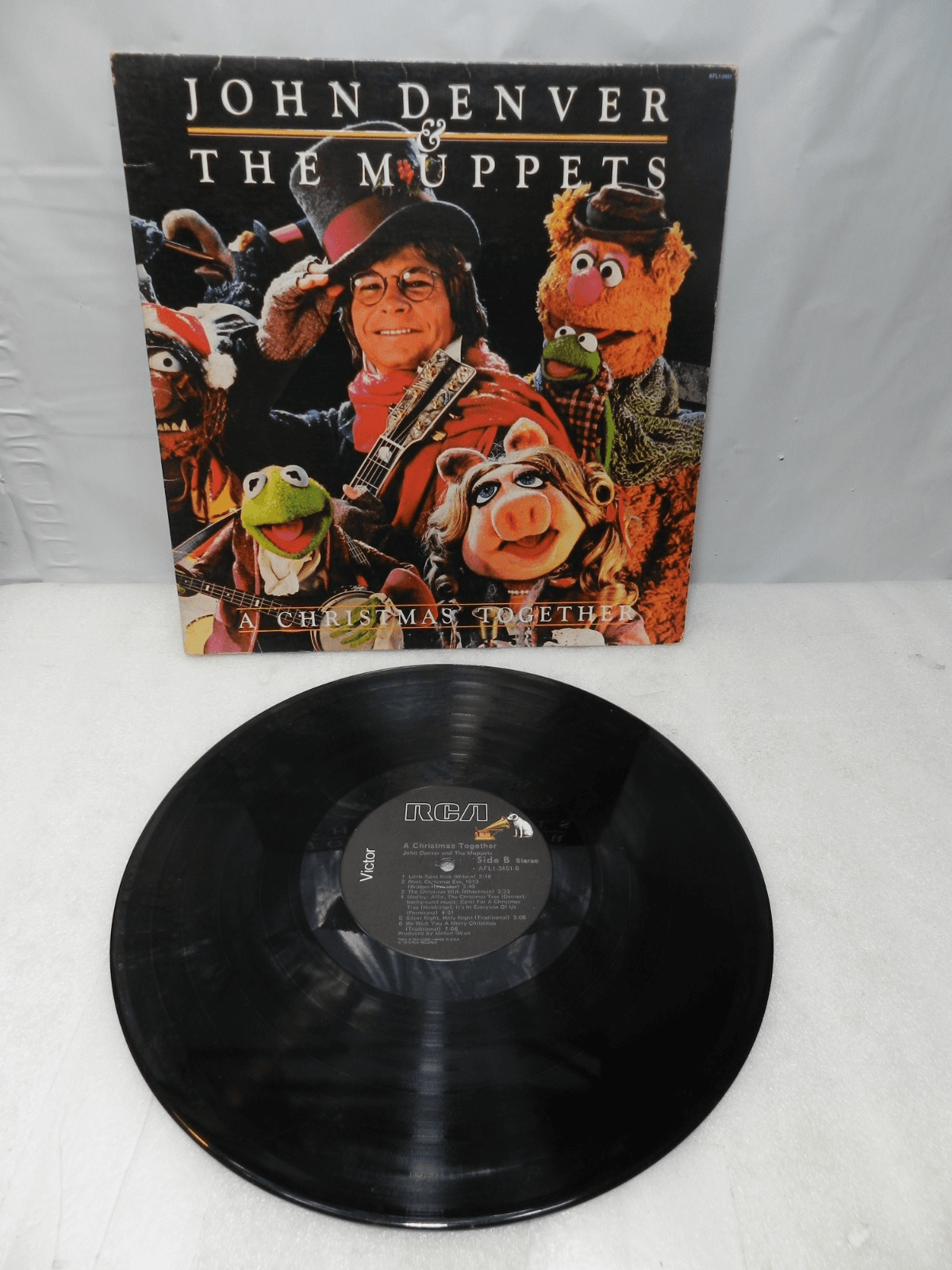 John Denver and The Muppets A Christmas Together Vinyl 12" LP 1979 (L55JJ)