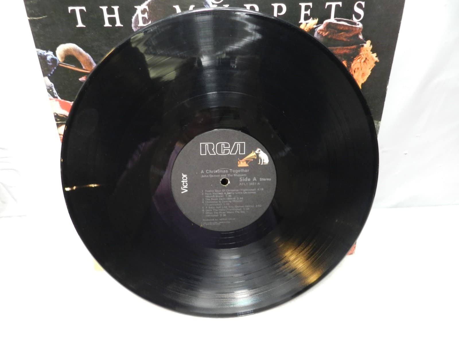 John Denver and The Muppets A Christmas Together Vinyl 12" LP 1979 (L55JJ) - Thumbnail 3