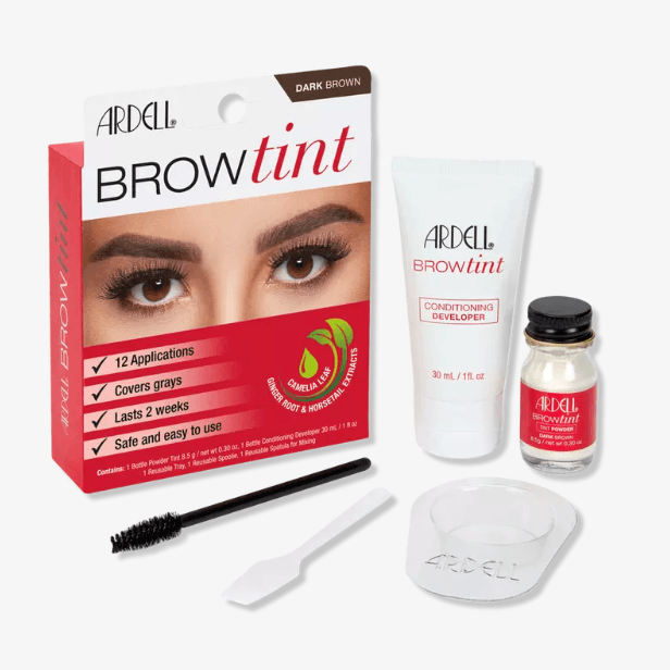 4x ARDELL BROW TINT 48 Applications, Covers Gray, Lasts 2 Weeks Dark Brown Q82