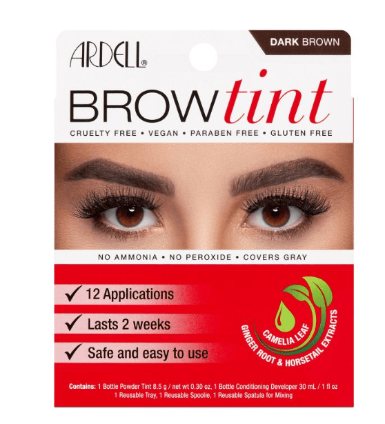 4x ARDELL BROW TINT 48 Applications, Covers Gray, Lasts 2 Weeks Dark Brown Q82 - Thumbnail 3