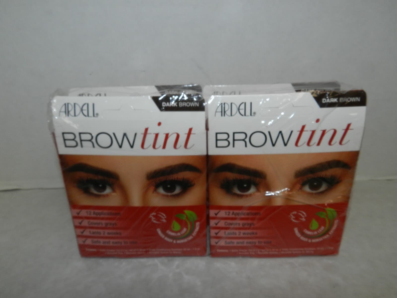 4x ARDELL BROW TINT 48 Applications, Covers Gray, Lasts 2 Weeks Dark Brown Q82 - Thumbnail 4