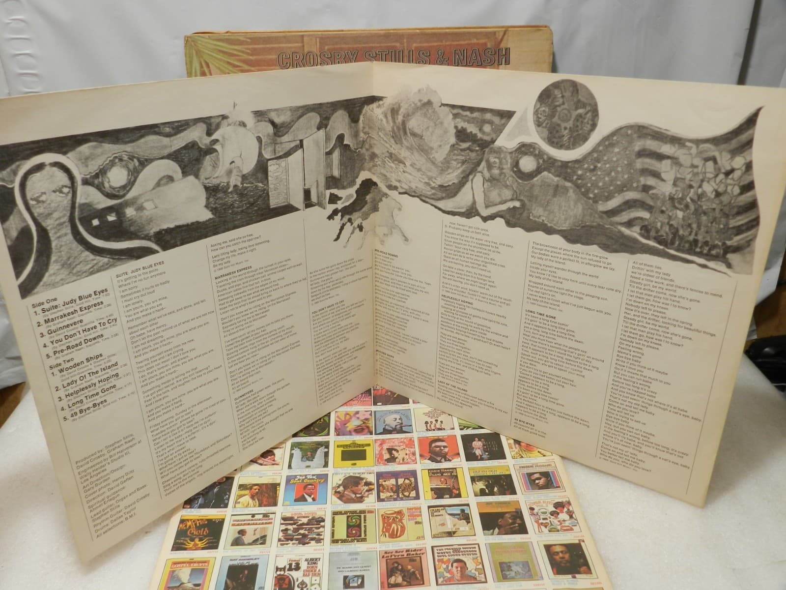 CROSBY STILL NASH & YOUNG Deja Vu, Self-Titled & 4 Way Street LP's Albums L66JJ - Thumbnail 8