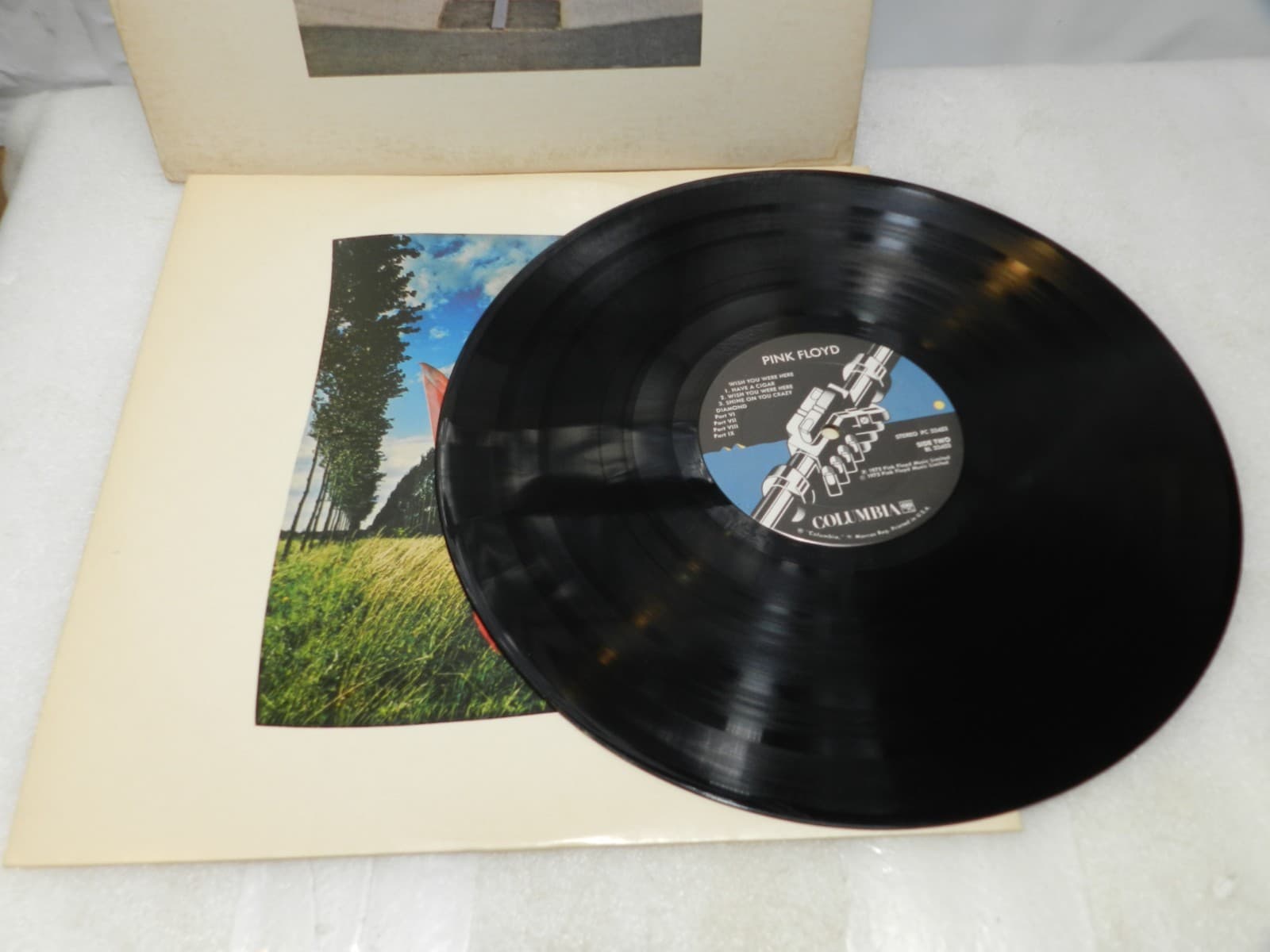 Pink Floyd Dark Side Of The Moon / Wish You Were Here Vinyl LP Album 70's L64JJ - Thumbnail 3