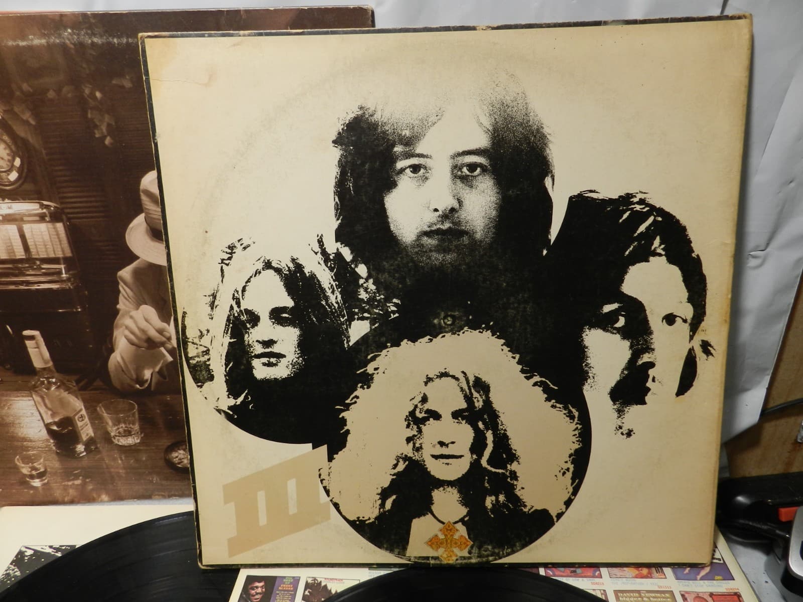 3 Led Zeppelin Vinyl LP 70's Albums III SD-19128 Swan Song House of Holy (L65JJ) - Thumbnail 5