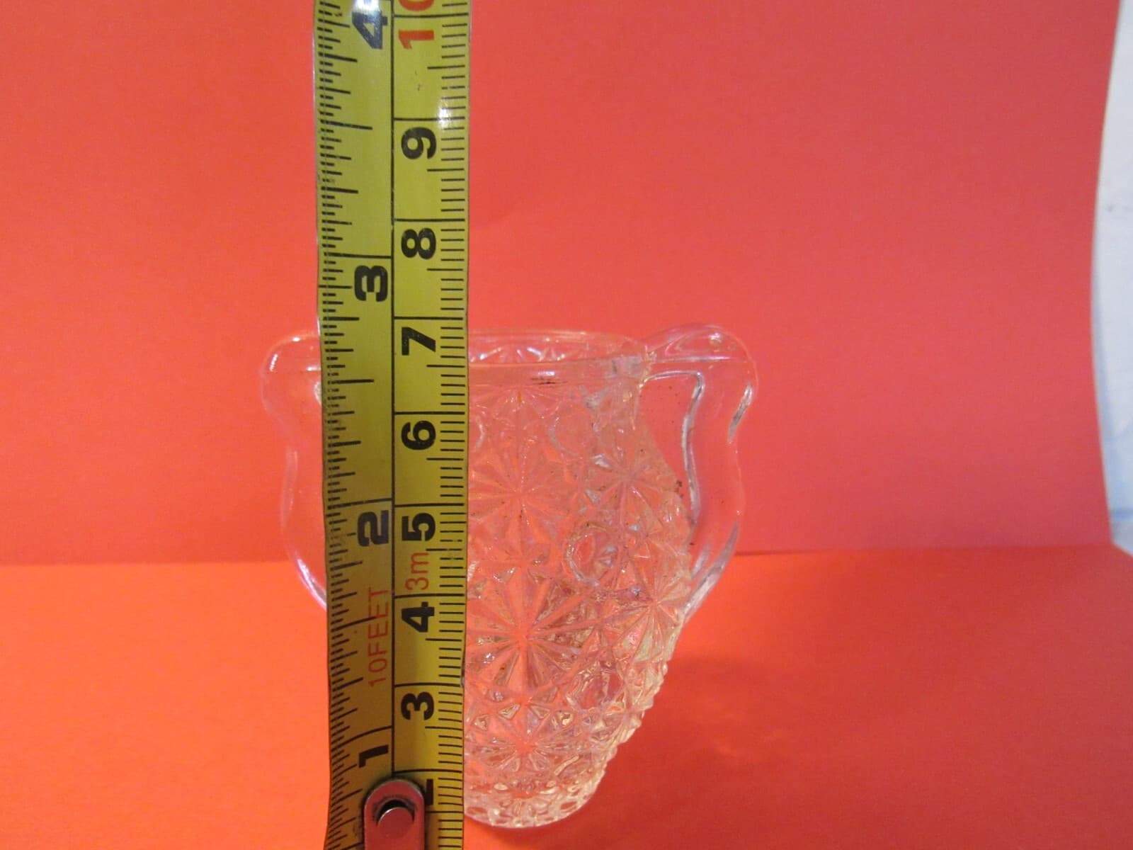 Vintage L. E. Smith Daisy & Button Miniature Vase Urn Toothpick Holder Z70S - Thumbnail 6